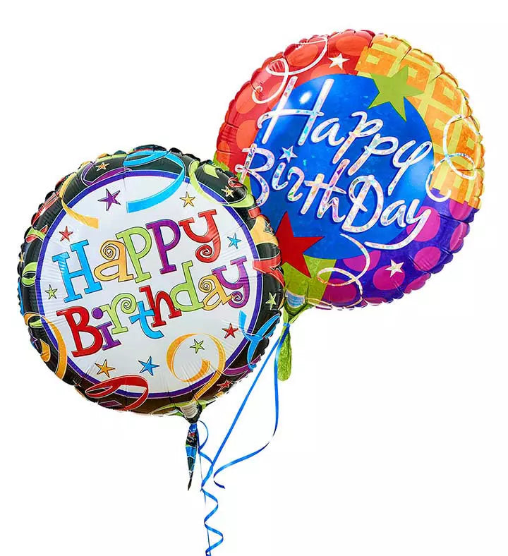 Two Mylar Balloon
