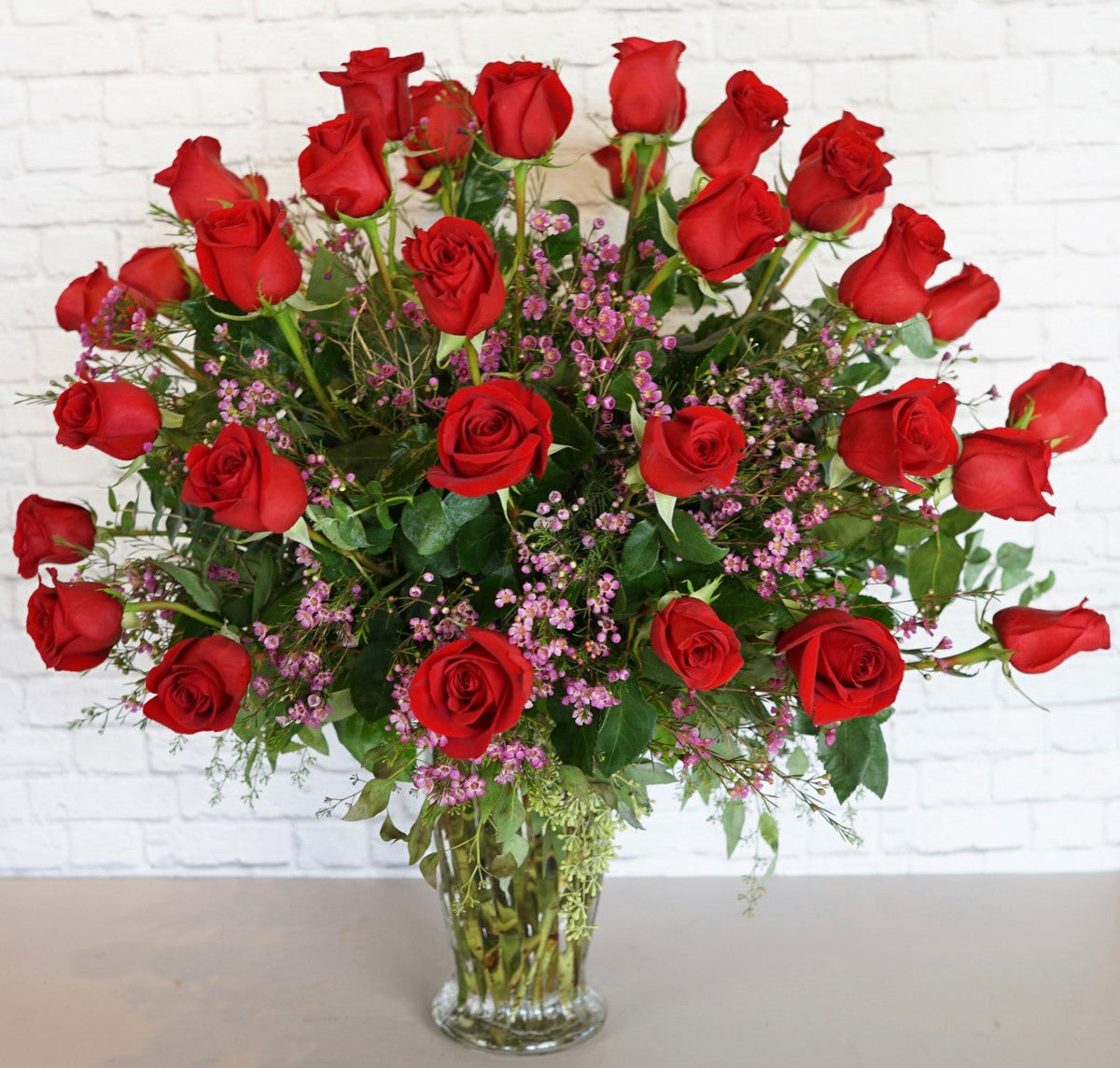 Three Dozen Ultimate Red Roses