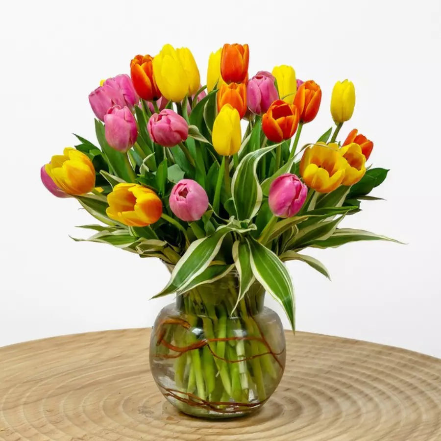 Vibrant Tulip Charm