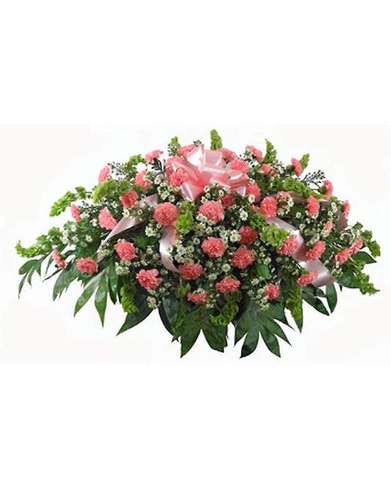 Love's Garden Carnation Garden-Style Casket Spray